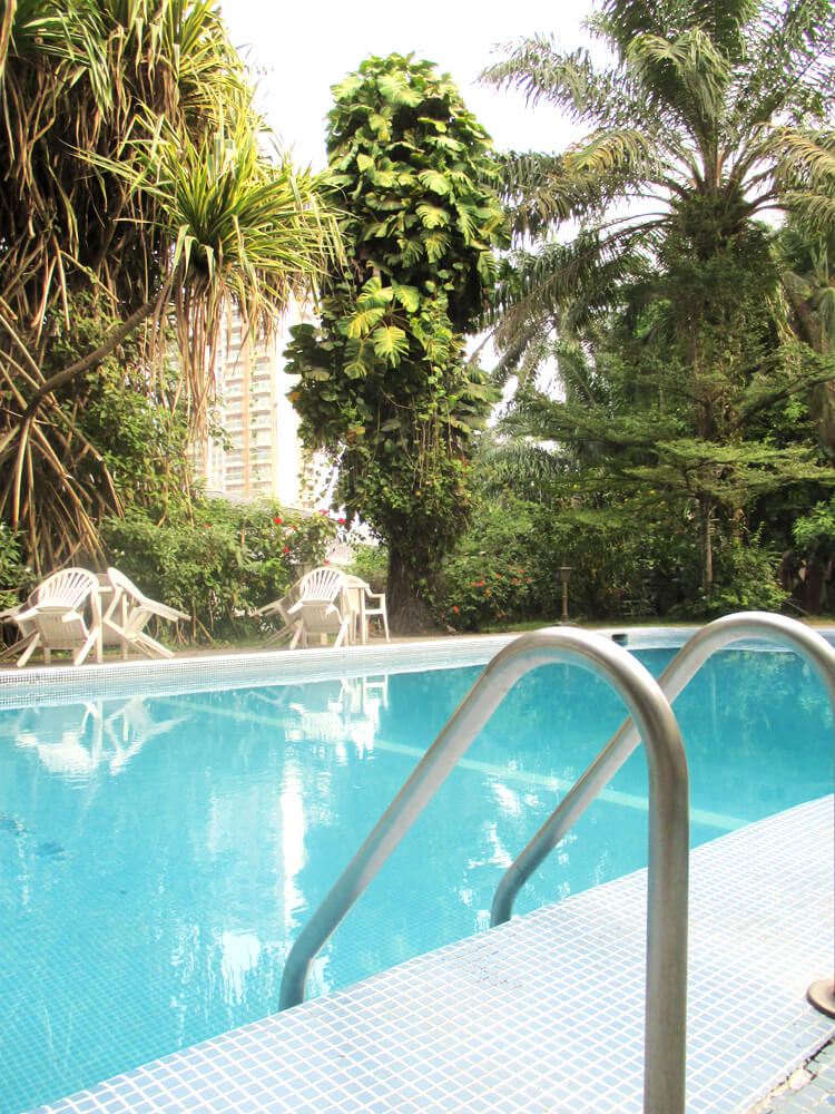 La piscine de l'hôtel