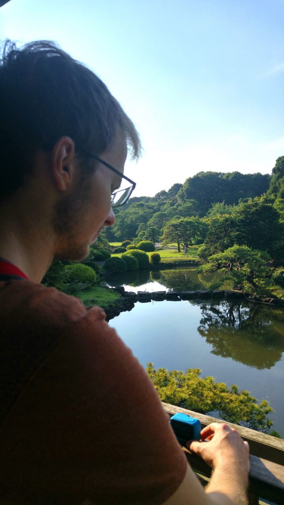 Vincent le cinéaste au Shinjuku-koen