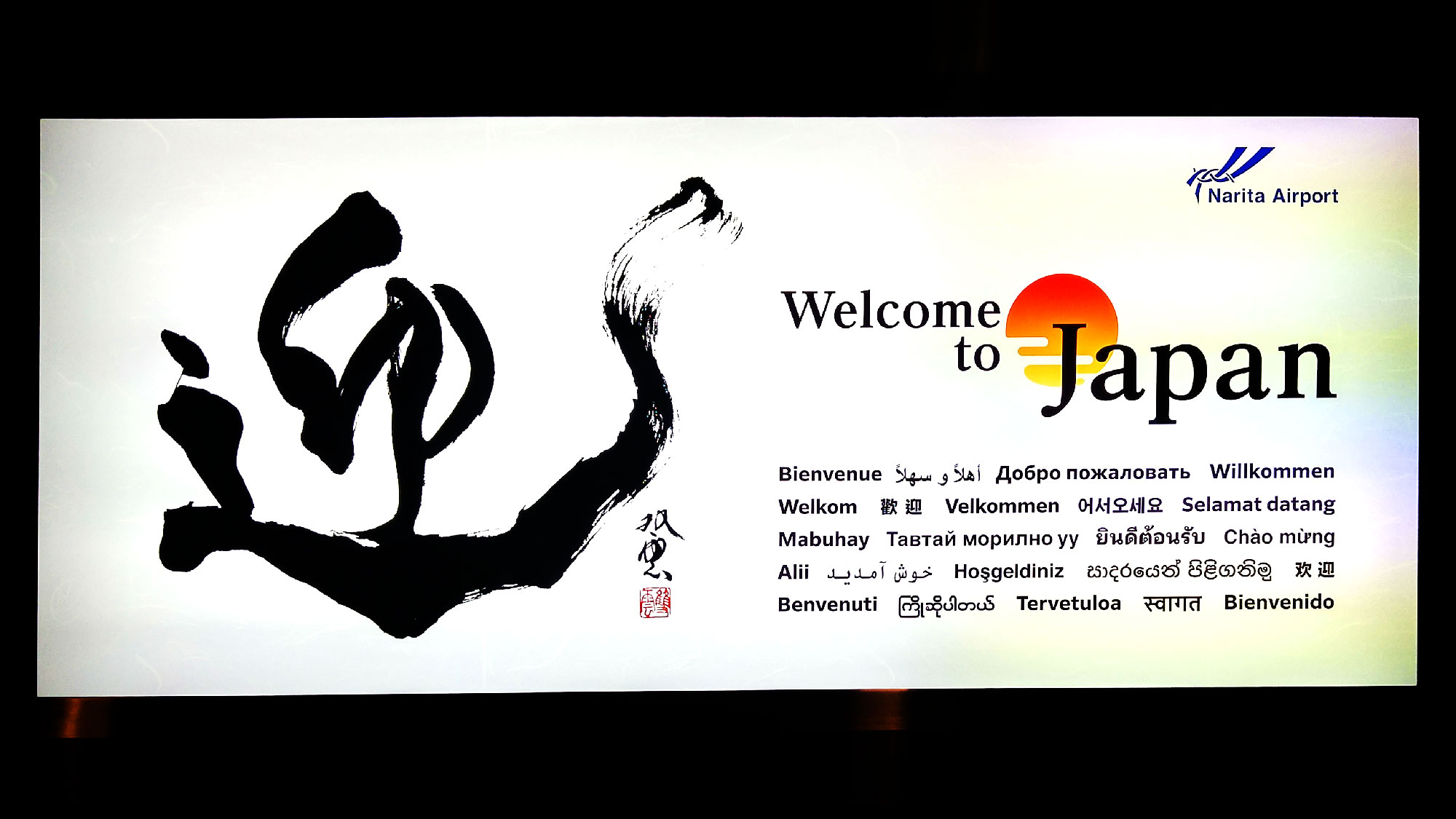 Nos premiers pas sur le sol japonais à l'aéroport de Tokyo - Juste Ici - Le blog de voyage de Claire et Vincent