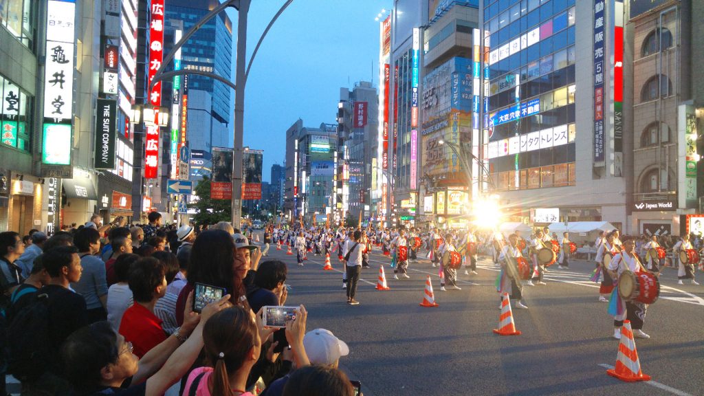 Festival à Ueno - tambours et danses