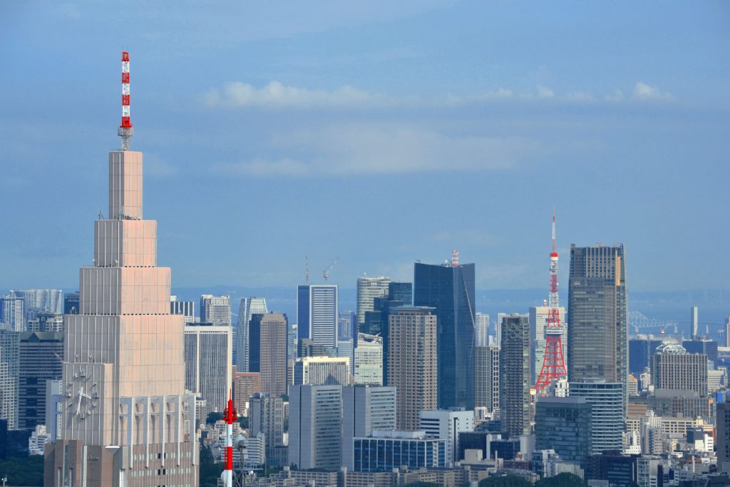 Vue sur Tokyo depuis le Metropolitan Building