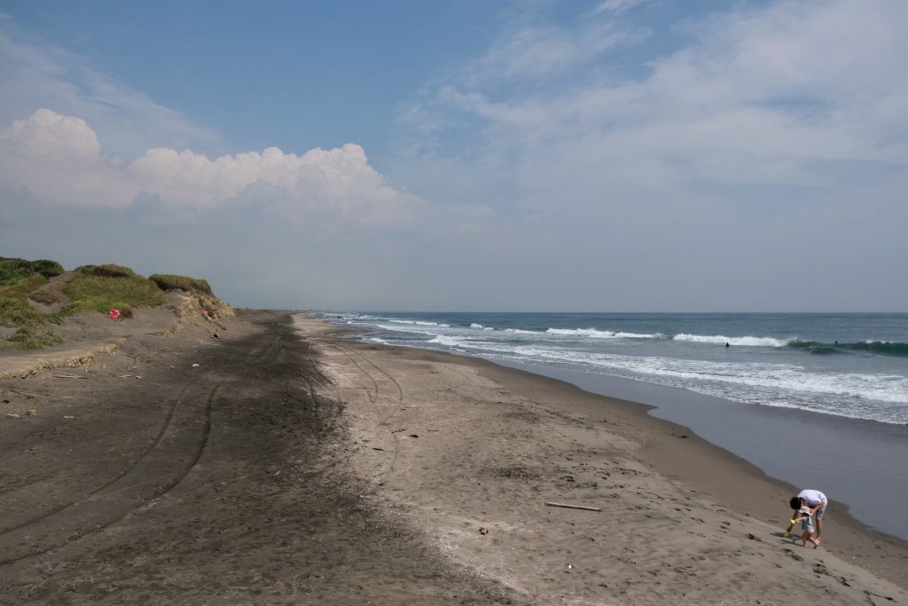 Bord de l'océan dans la préfecture de Chiba