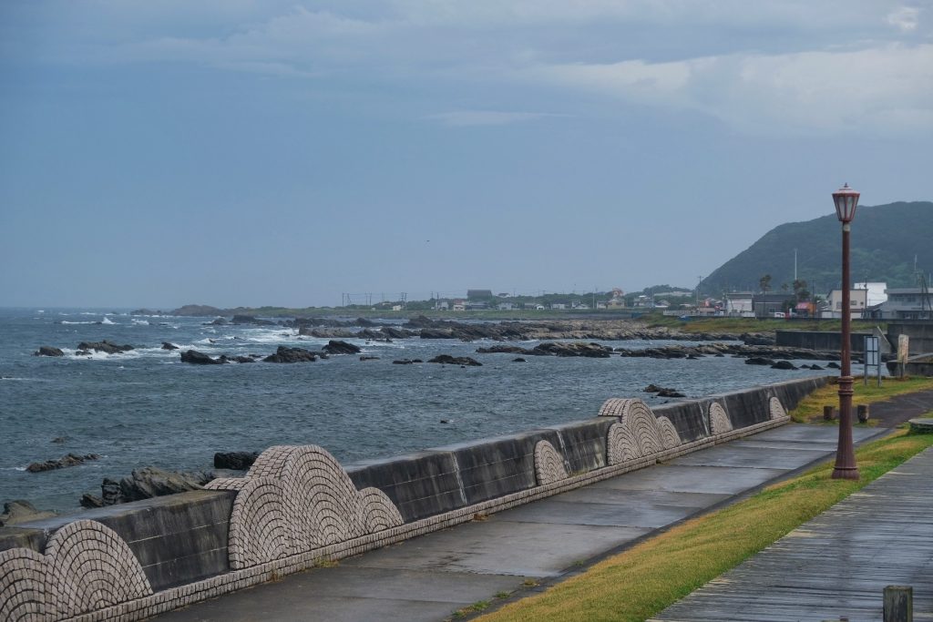 Le bord de mer dans la péninsule de Chiba