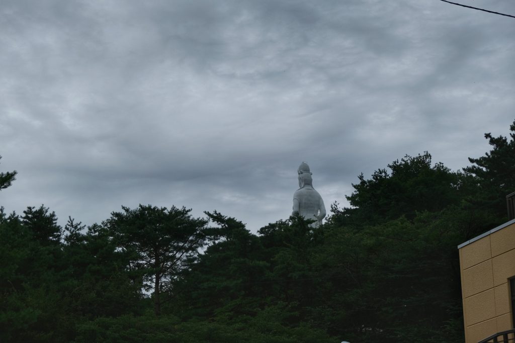 Le bouddha géant, fermé quand on y est passé