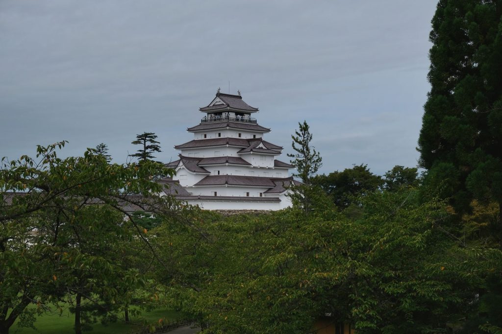 Le château d'Aizuwakamatsu