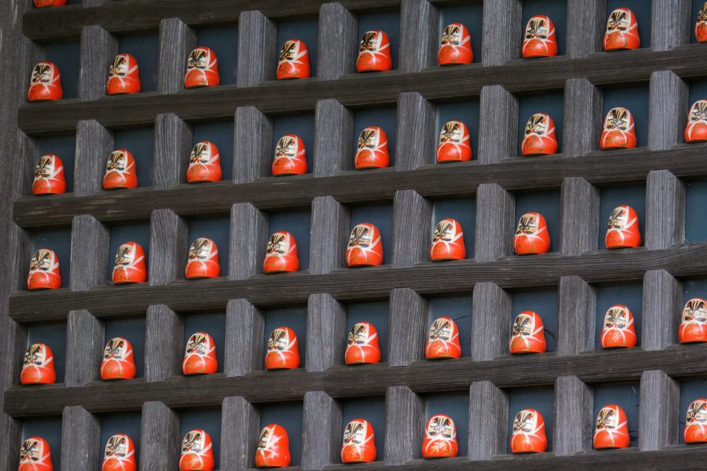 Les darumas de Fukuurajima