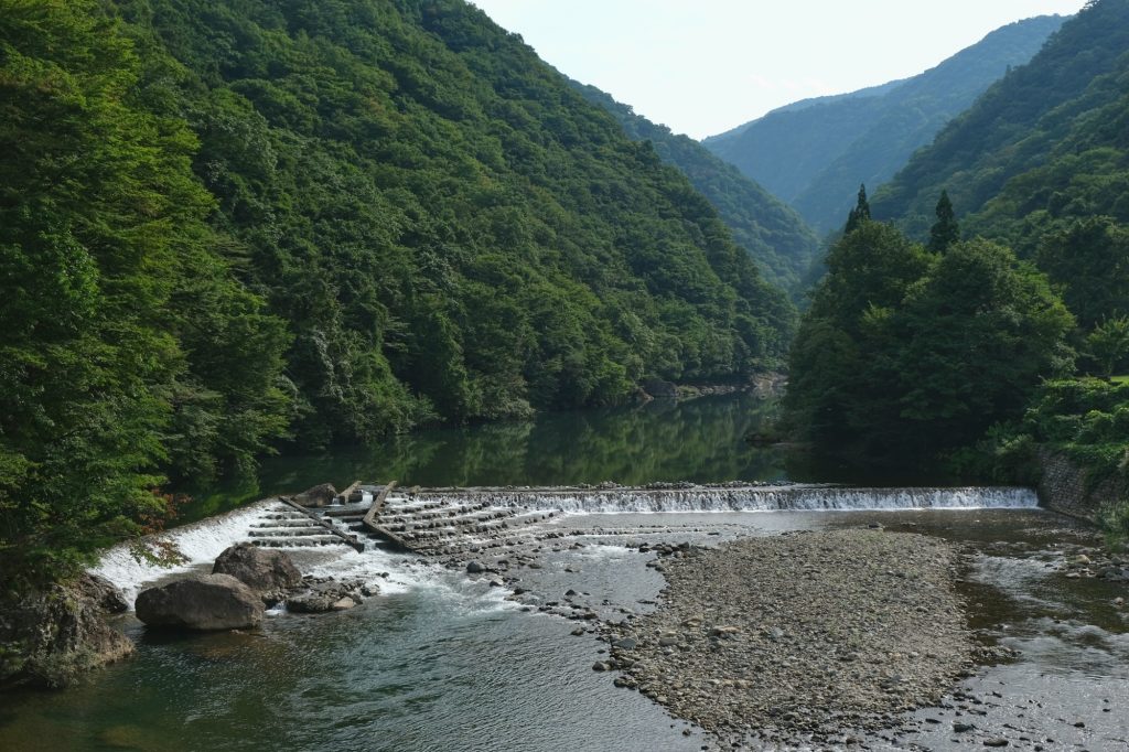 La fin des gorges de Dakigaeri