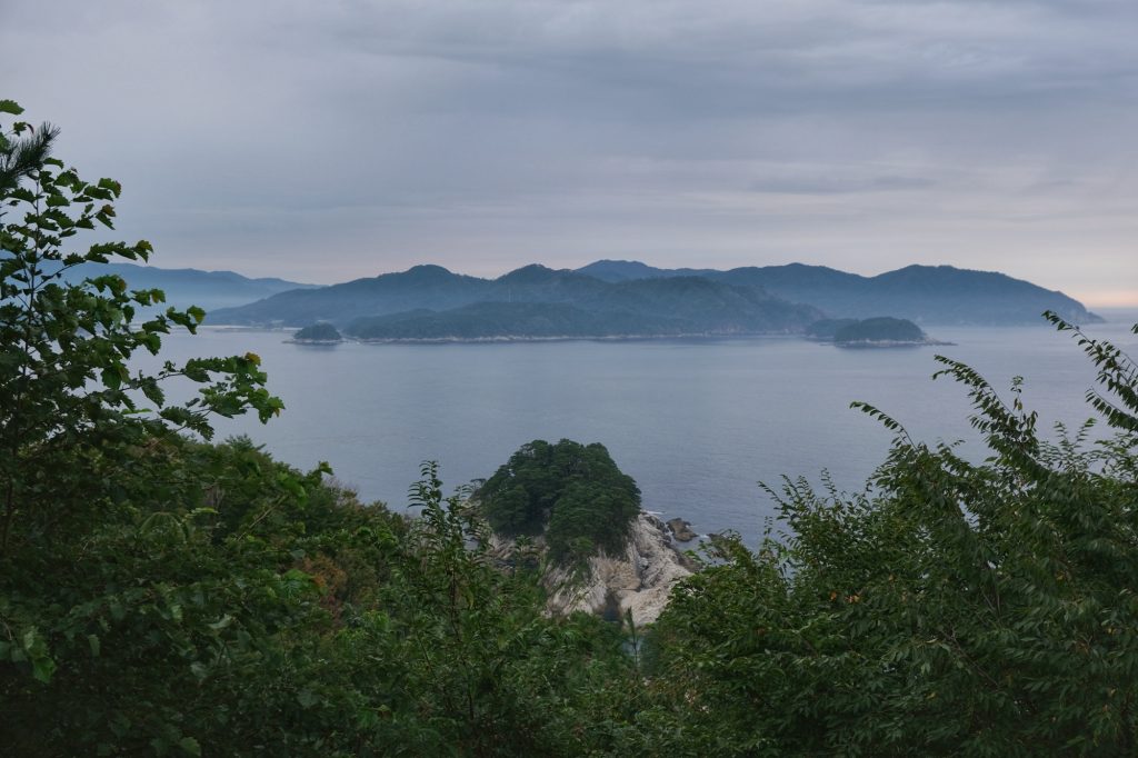 Vue sur les côtes de Sanriku Kaigan