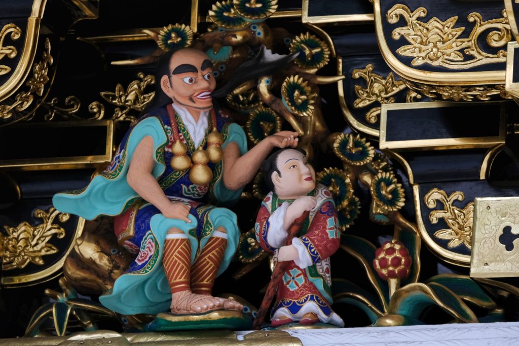 Décorations d'un temple de Nikko