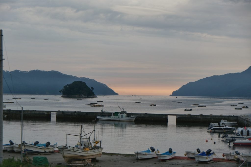 Un port dans la baie de Yamada