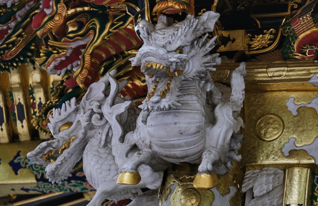 Décorations du Toshogu des Tokugawa