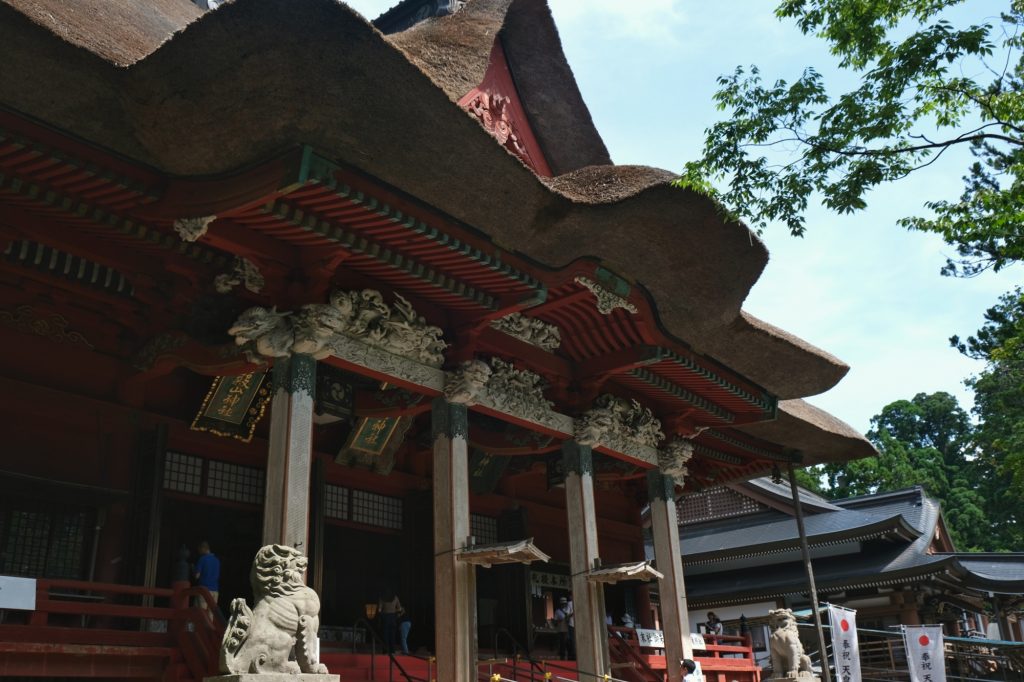 Le temple du Dewa Sanzan sur le Haguro San