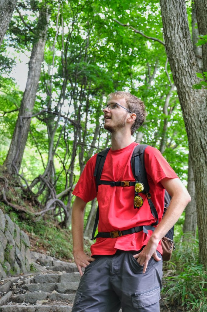 Vincent étudie la prochaine montée