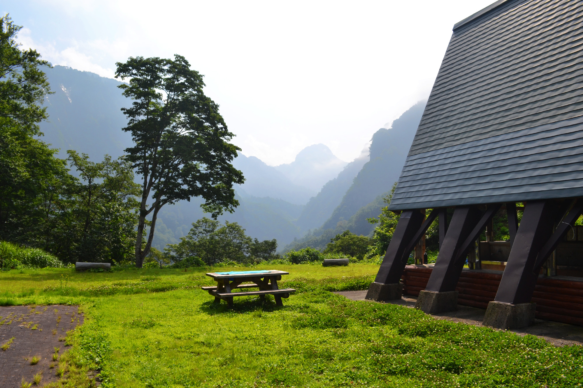 Un camping magnifique et presque vide
