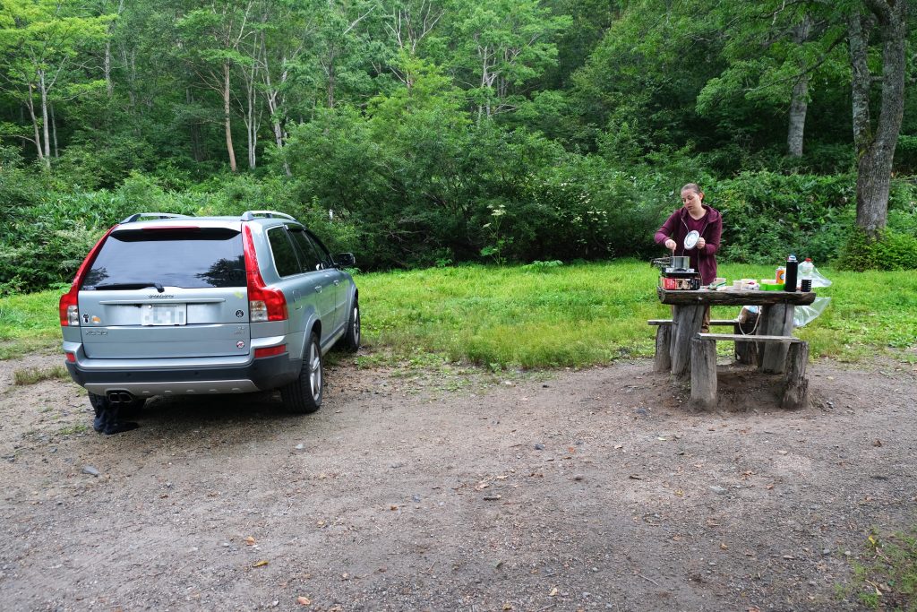 Le camping et sa cuisine