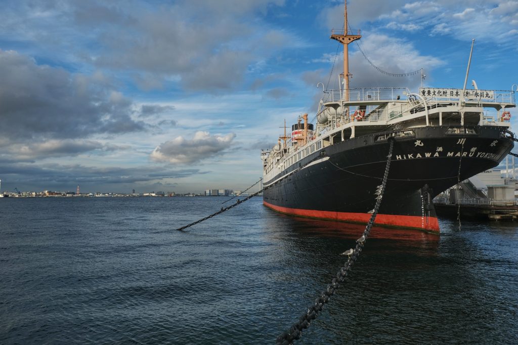 Le Hikawa Maru à Yokohama