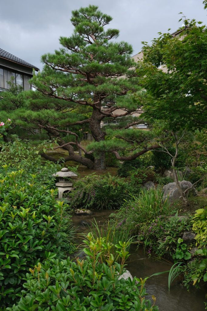 Le jardin d'une maison de samouraï de Kanazawa