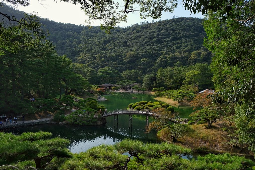 Le jardin du Ritsurin Koen de Takamatsu