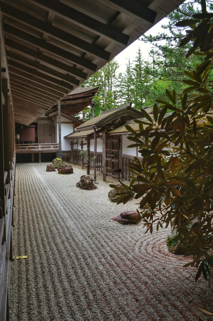 Un jardin zen du Kongobu-ji