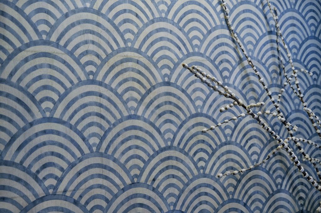Motif dans l'alcôve du Takayama Jinya