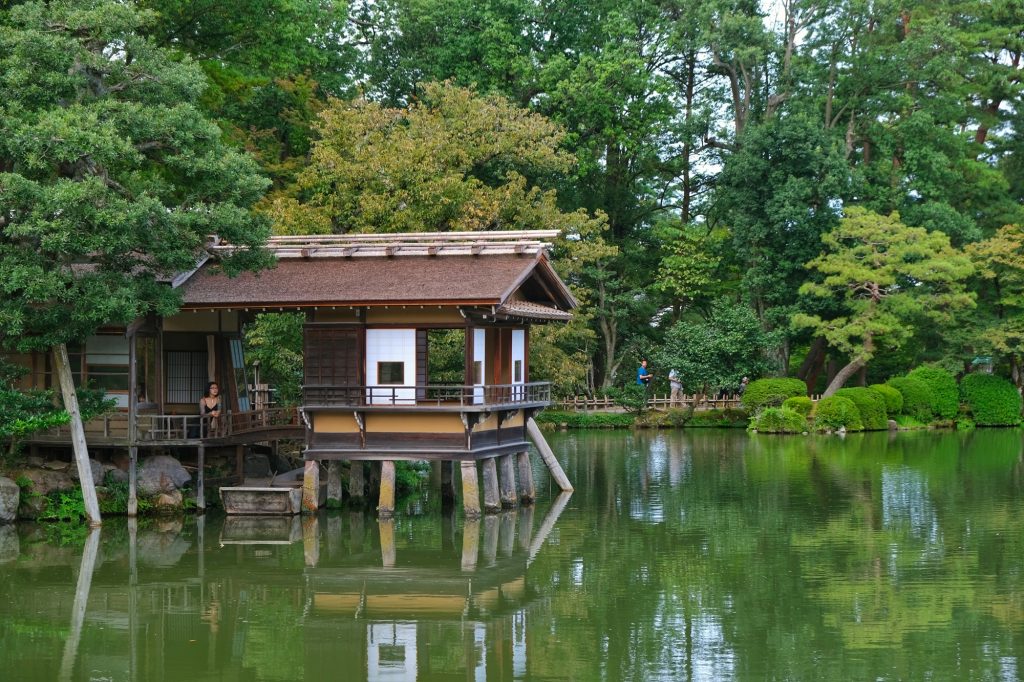 Okiya dans le parc du château de Kanazawa