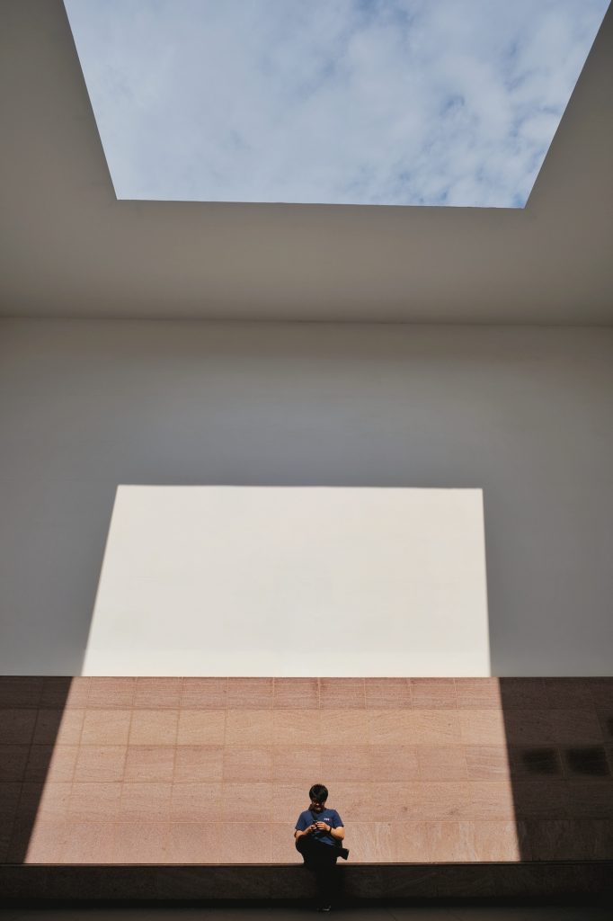 Toit ouvert dans le musée du XXIe siècle de Kanazawa