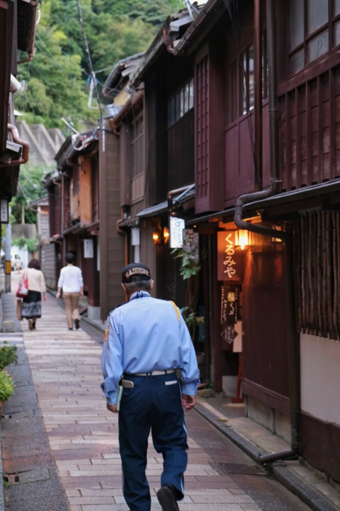 Une ruelle du quartier des Geishas de Kanazawa