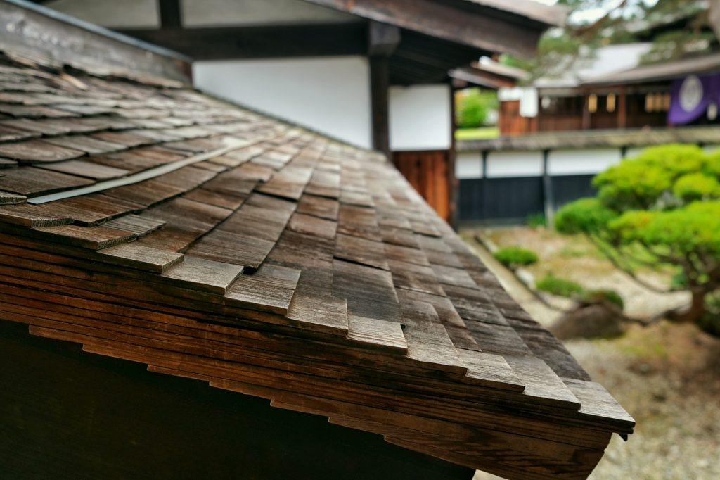 Les tuiles du Takayama Jinya
