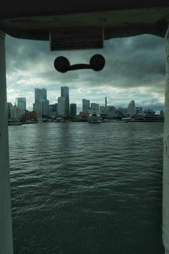 Vue de Yokohama depuis le Hikawa Maru