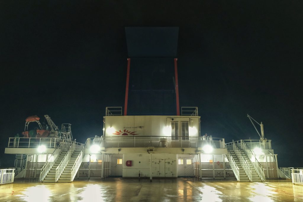 Le ferry qui nous emmène vers Hokkaido
