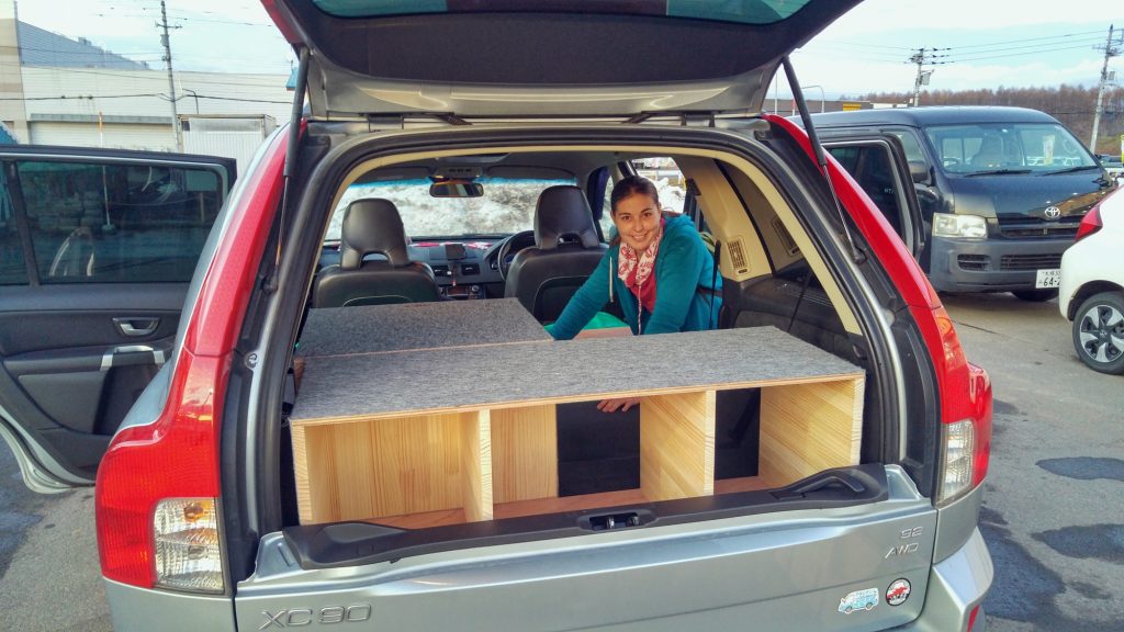 Mise en place de notre structure dans la voiture