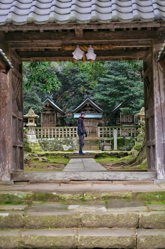 Entrée d'un temple près du Izumo Taisha
