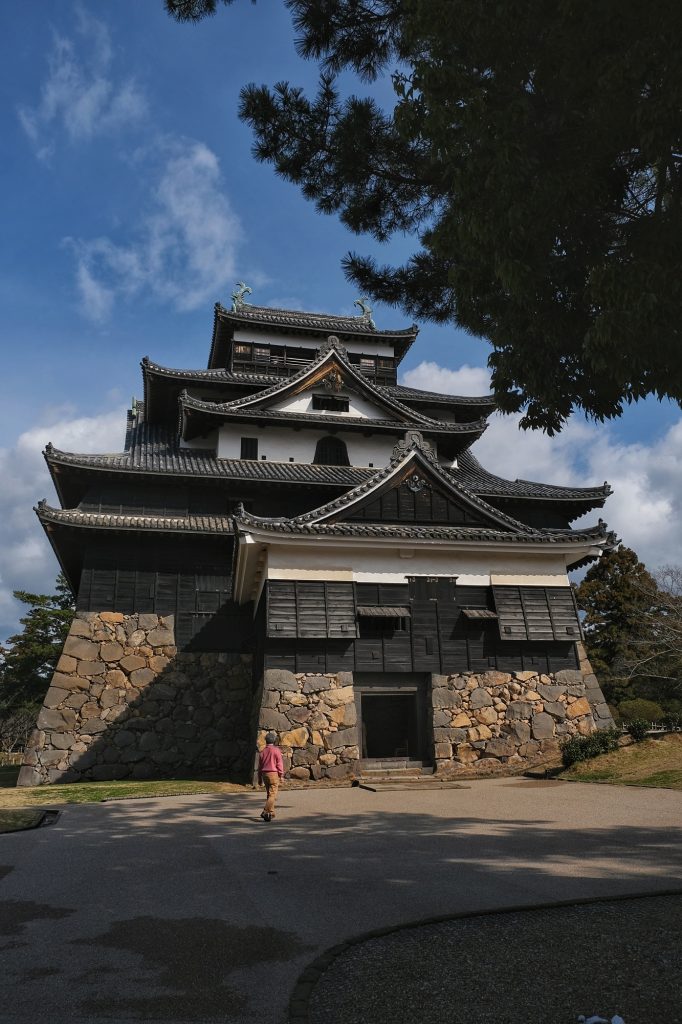 Vincent se dirige vers le château de Matsue