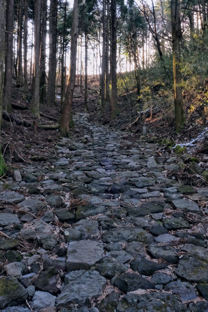Ancien chemin pavé de la route du Tokaido