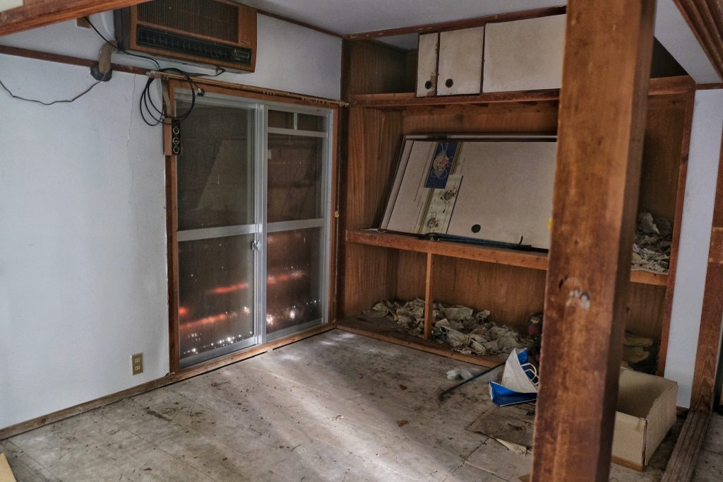 Un appartement abandonné sur l'île d'Ikeshima