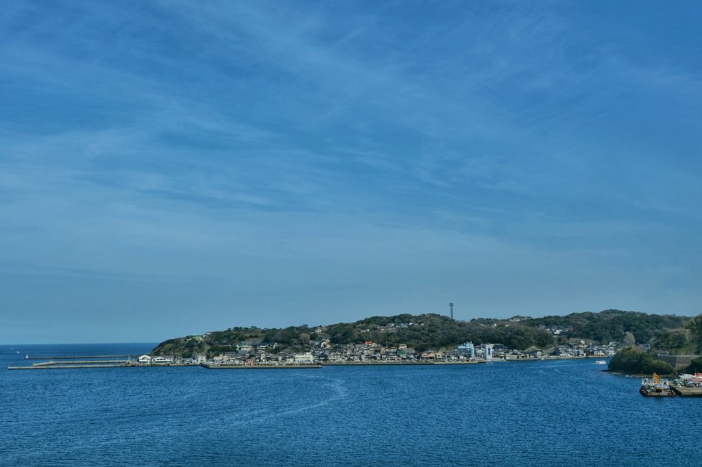 Village en bord de mer sur Kyushu