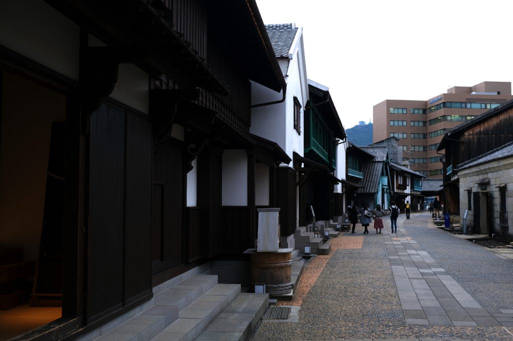 Une rue entière reconstituée sur Dejima