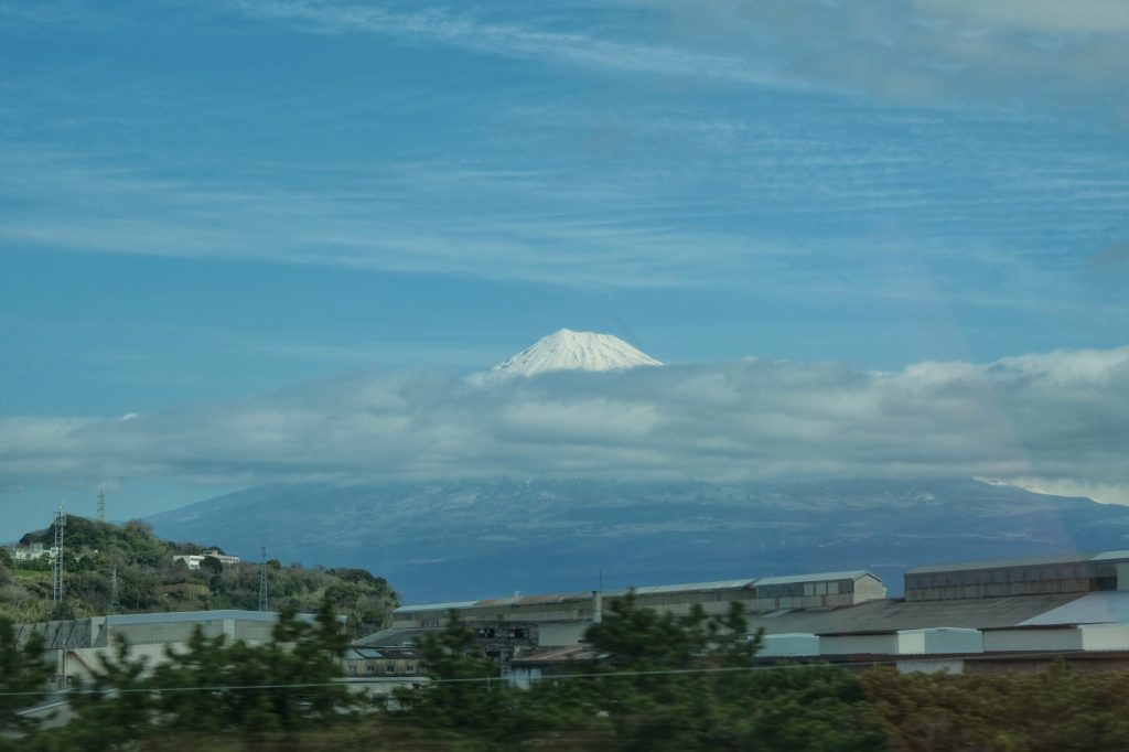 En route vers Hakone, le mont Fuji