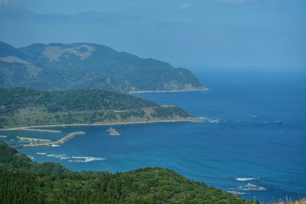 Le littoral proche du cap Toi