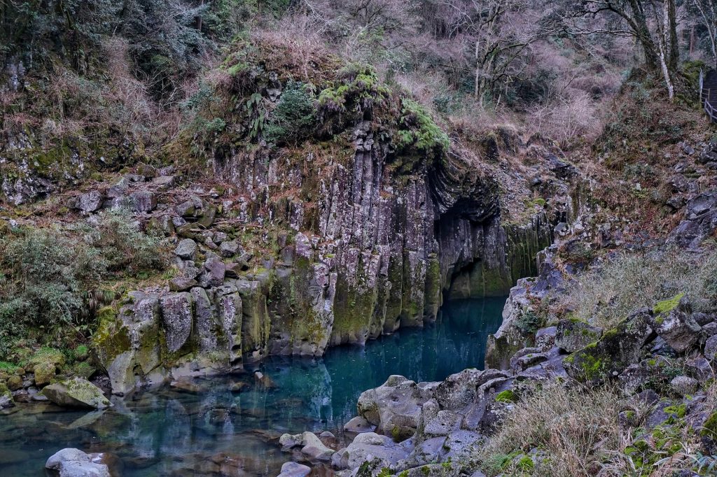 La rivière des gorges de Takachiho