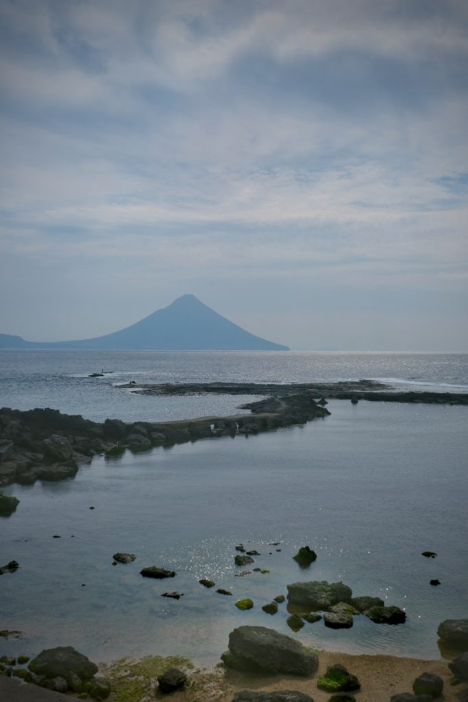 Le mont Kaimon, ou Satsuma Fuji