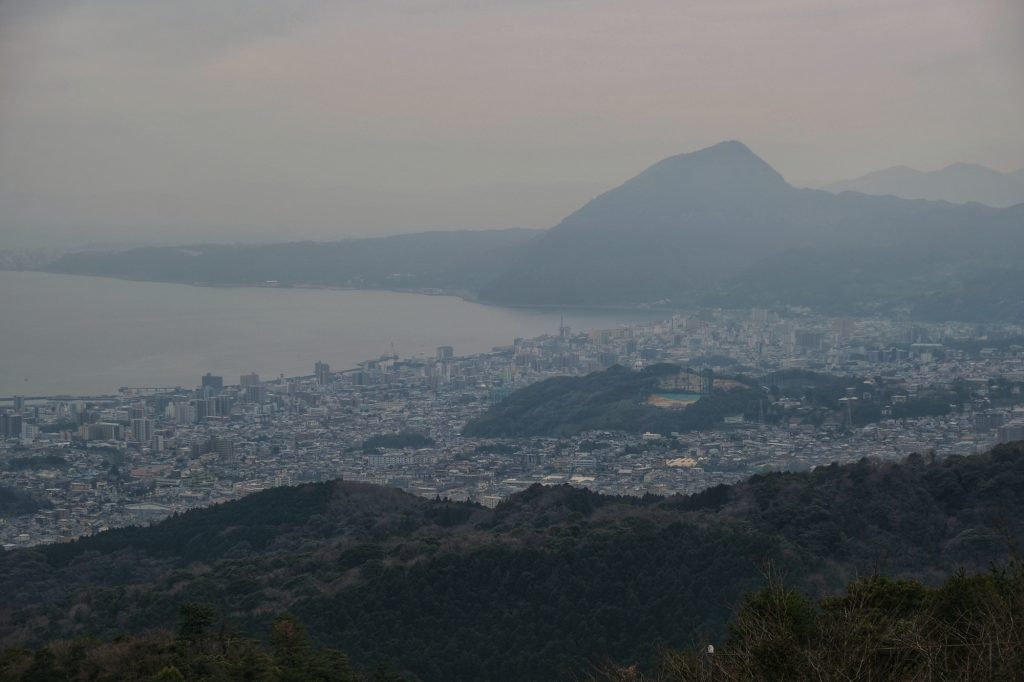 Ville de Beppu vue depuis ses hauteurs