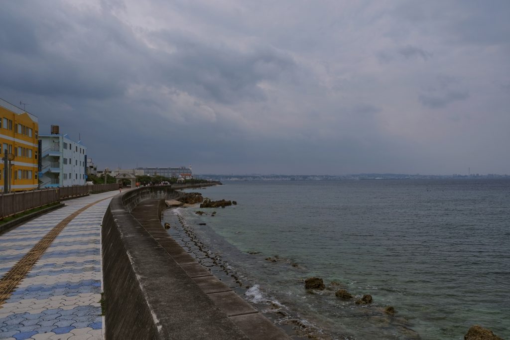 La côte Miyagi sur l'île principale d'Okinawa
