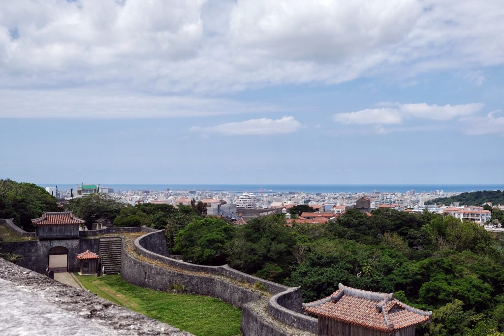Vue de Naha depuis son château