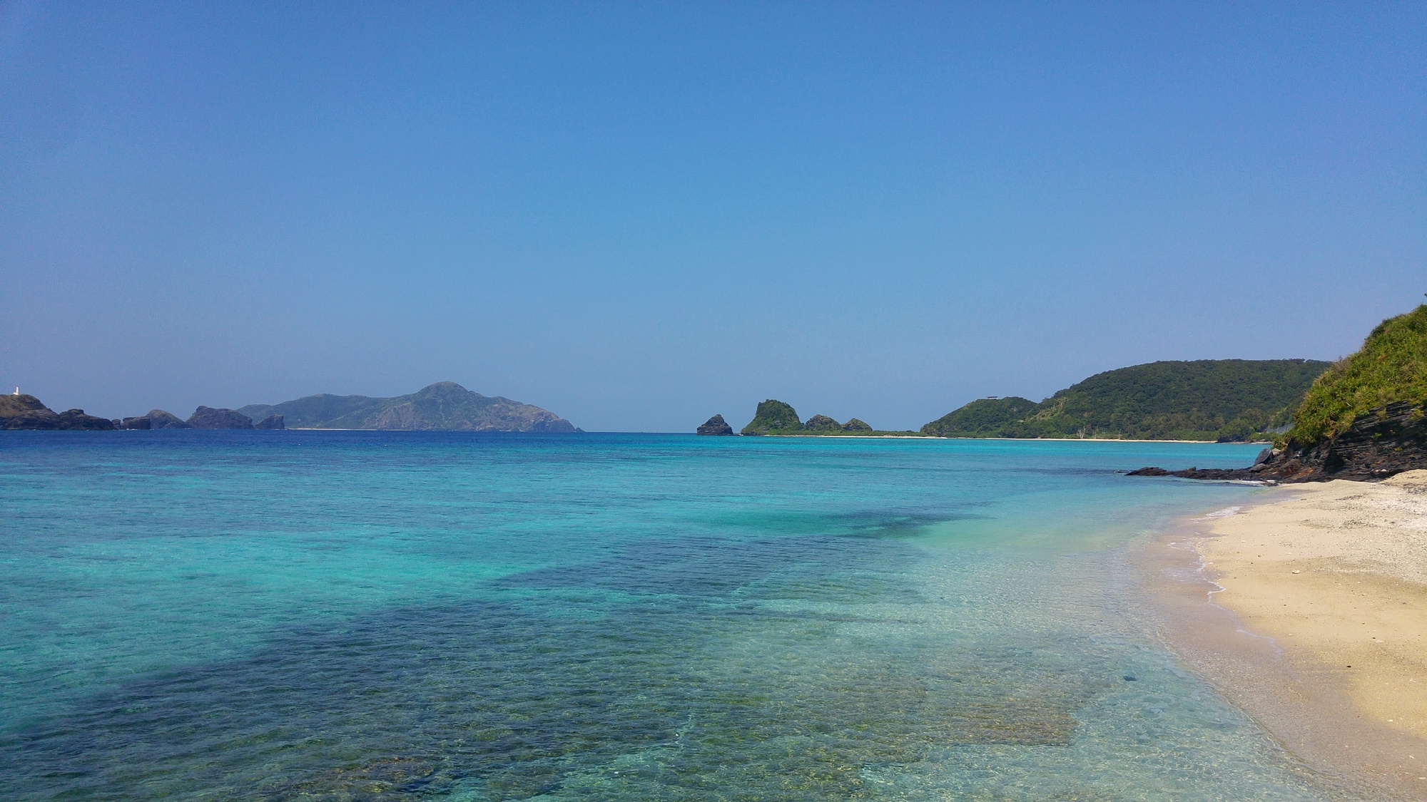 Plage d'Ama sur l'île de Zamami