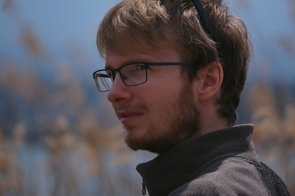 Vincent au parc Oishi au bord du lac Kawaguchi