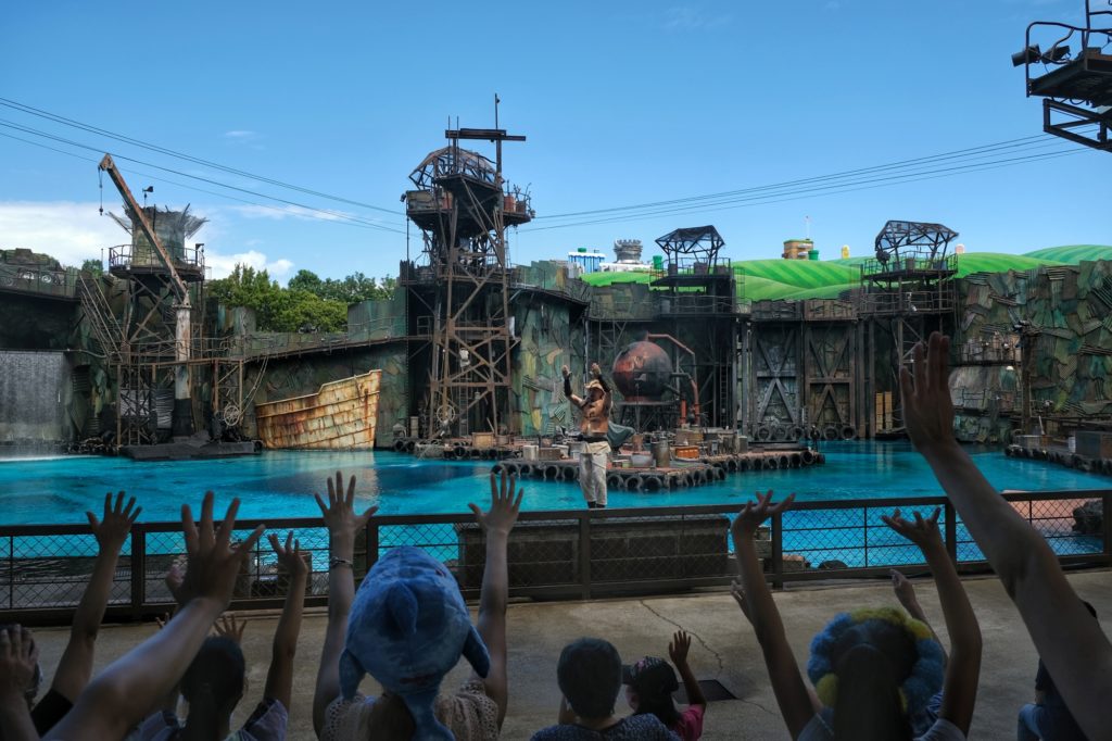 Un show palpitant qui s'inspire de l'univers de Waterworld